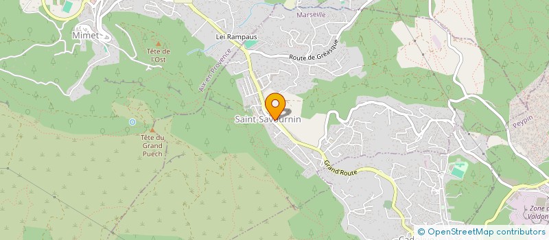 localisation de l'entreprise SCM SPHENOIDE  SAINT-SAVOURNIN