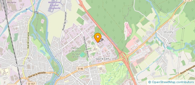 localisation de l'entreprise SCM SPINORTHO à EPINAL