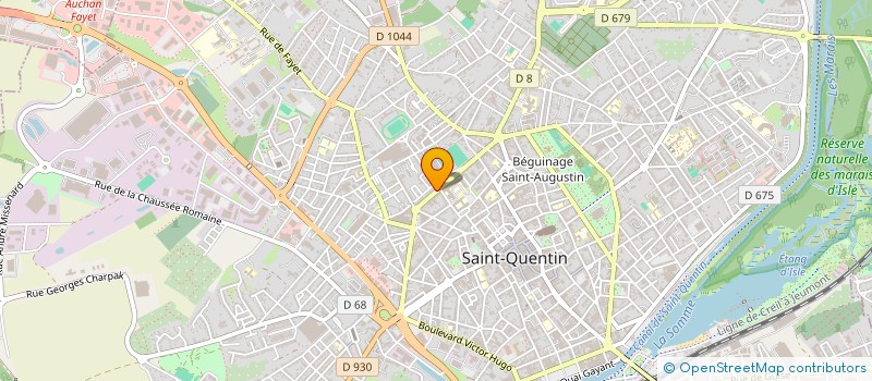 localisation de l'entreprise SCM SPLET-NGUYEN à SAINT-QUENTIN