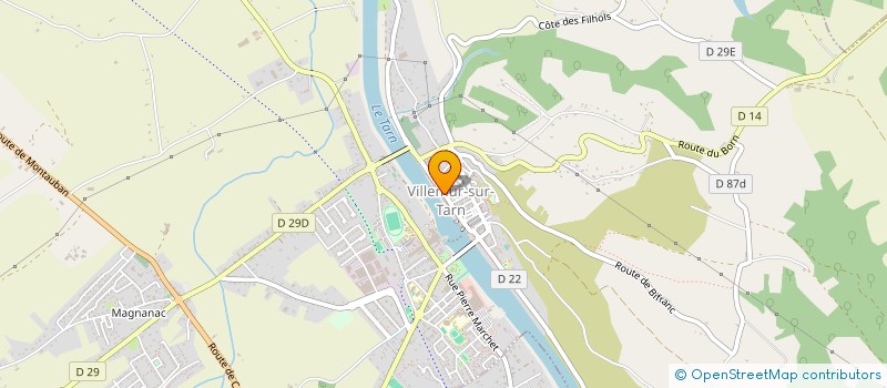 localisation de l'entreprise SCM ST JEAN à VILLEMUR-SUR-TARN