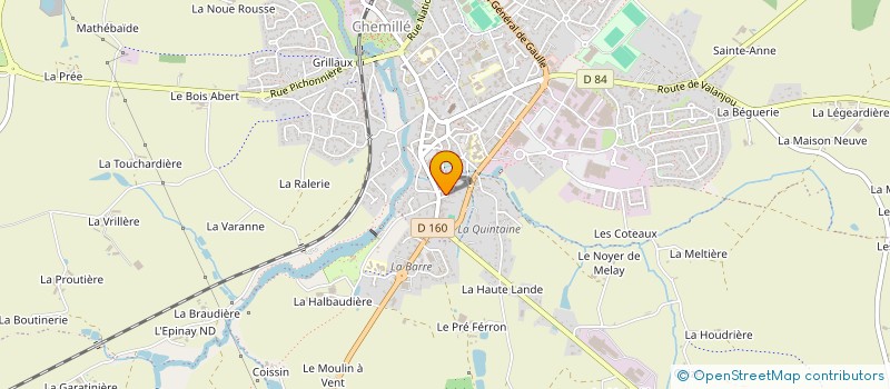 localisation de l'entreprise SCM ST LEONARD  CHEMILLE-EN-ANJOU