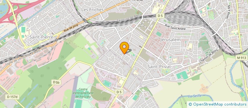 localisation de l'entreprise SCM ST PRIVAT à MONTIGNY-LES-METZ