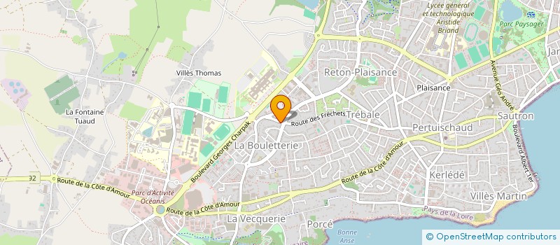 localisation de l'entreprise SCM STL  SAINT-NAZAIRE