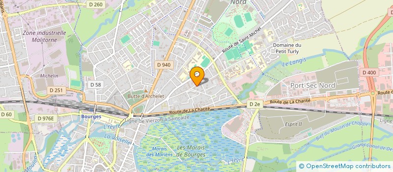 localisation de l'entreprise SCM STOUFFS-SOUSA-ROGIER  BOURGES