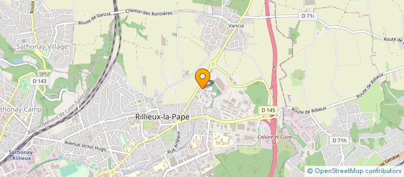 localisation de l'entreprise SCM STUDIO PERIER AUBERT  RILLIEUX-LA-PAPE