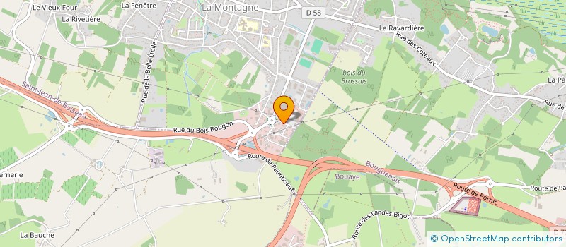 localisation de l'entreprise SCM SUD LIGERIA  LA MONTAGNE