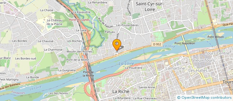 localisation de l'entreprise SCM SUQUET-JUNG  SAINT-CYR-SUR-LOIRE