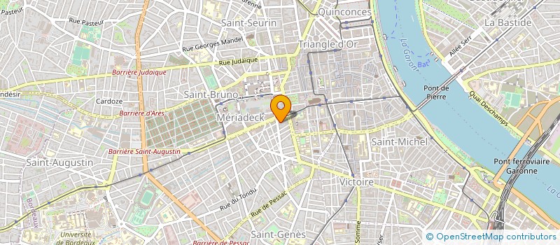 localisation de l'entreprise SCM SUTRE BOUSQUET PEJOINE  BORDEAUX