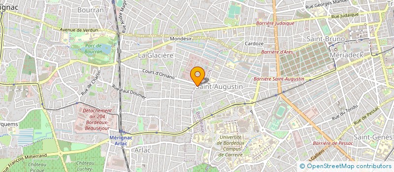 localisation de l'entreprise SCM SZMYGIEL-FAUCHER-DUPONT-CHARLET-LEVRIER  MERIGNAC