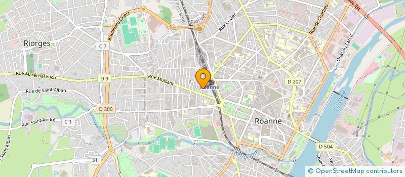 localisation de l'entreprise SCM T C K à ROANNE