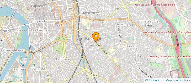 localisation de l'entreprise SCM T&J à TOULOUSE