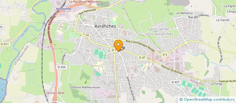 localisation de l'entreprise SCM TA OURET à AVRANCHES