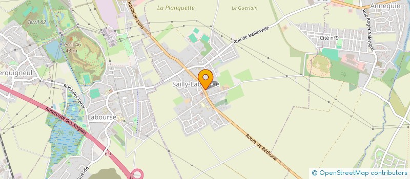 localisation de l'entreprise SCM TAFFIN ARNALDOS  SAILLY-LABOURSE