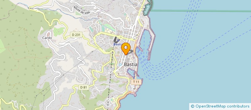 localisation de l'entreprise SCM TANUGI TANIA ET GALLETTI PATRICK à BASTIA
