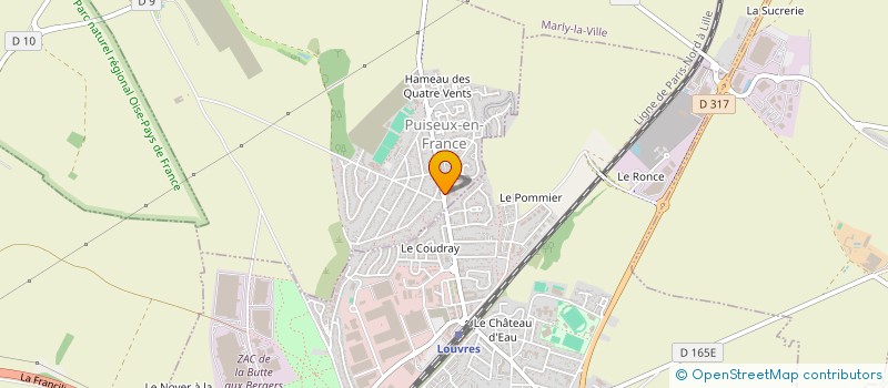 localisation de l'entreprise SCM TATHAN MINH ROCTON BERNARD à PUISEUX-EN-FRANCE