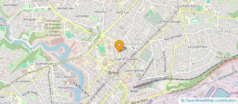 localisation de l'entreprise SCM TAULOIS LEPRINCE & GUILLERM à BREST