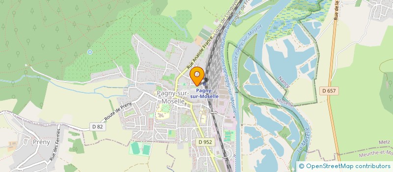 localisation de l'entreprise SCM TEAMPAGNY  PAGNY-SUR-MOSELLE