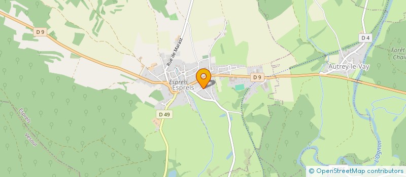 localisation de l'entreprise SCM TERO  ESPRELS