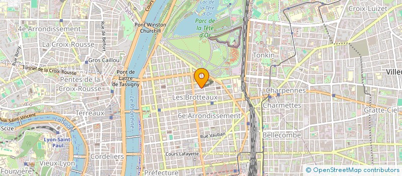 localisation de l'entreprise SCM TETE D'OR à LYON