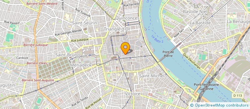 localisation de l'entreprise SCM THERAPEIA  BORDEAUX