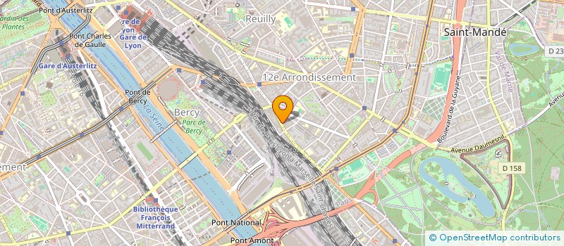 localisation de l'entreprise SCM THIERY-GOMIS  PARIS