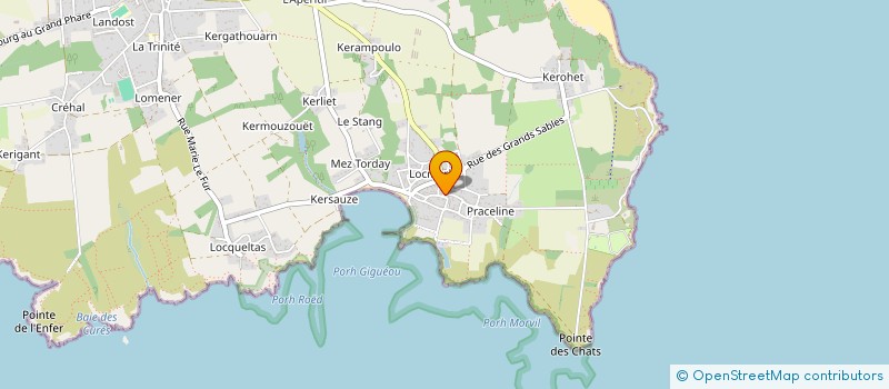 localisation de l'entreprise SCM TI ER YEC'HED MAT GROE  GROIX