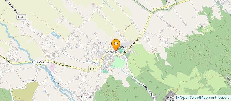 localisation de l'entreprise SCM TINTURIER-ETIENNE  SOREZE