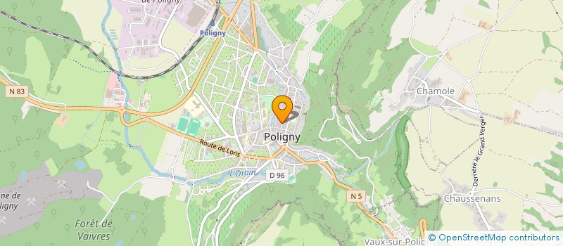 localisation de l'entreprise SCM TOITOT CLADY à POLIGNY