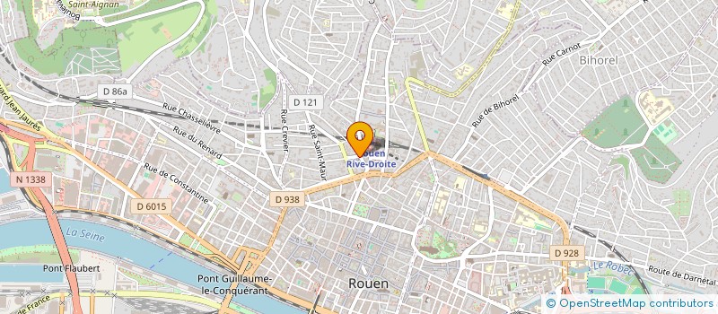 localisation de l'entreprise SCM TPM GARE  ROUEN