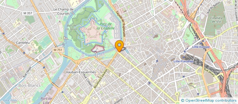 localisation de l'entreprise SCM TREFFEL ET VAN HULLEBUSCH à LILLE