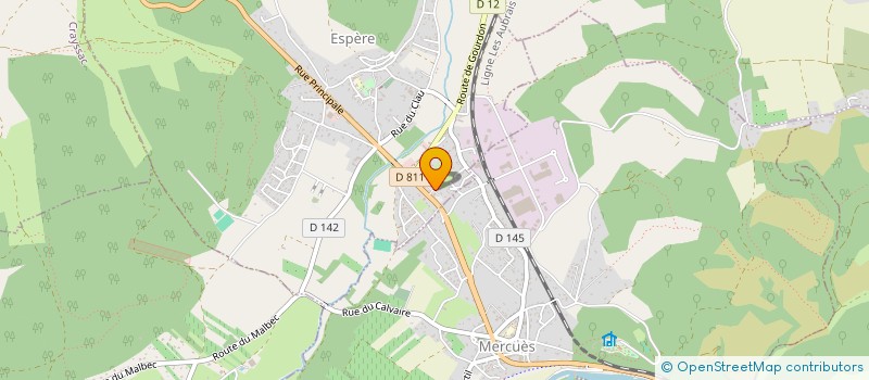 localisation de l'entreprise SCM TRIQUETRUM  ESPERE