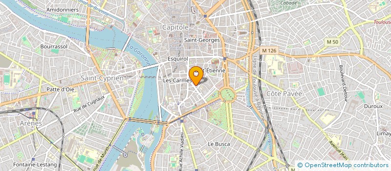 localisation de l'entreprise SCM TROIS - QUATRE à TOULOUSE