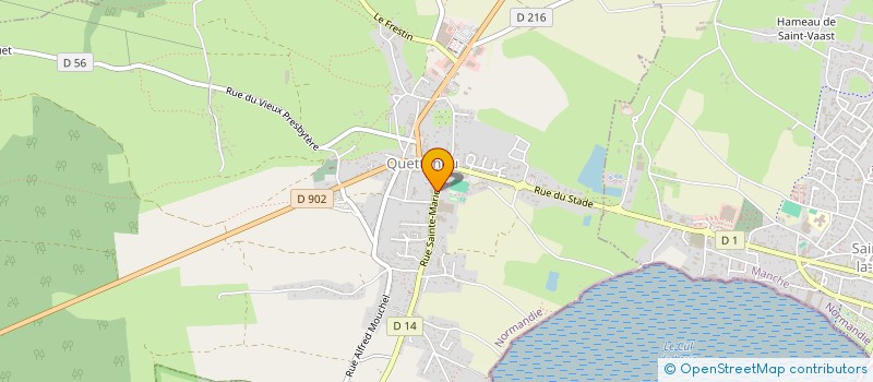 localisation de l'entreprise SCM TUDAL HELYE POUVREAU  QUETTEHOU