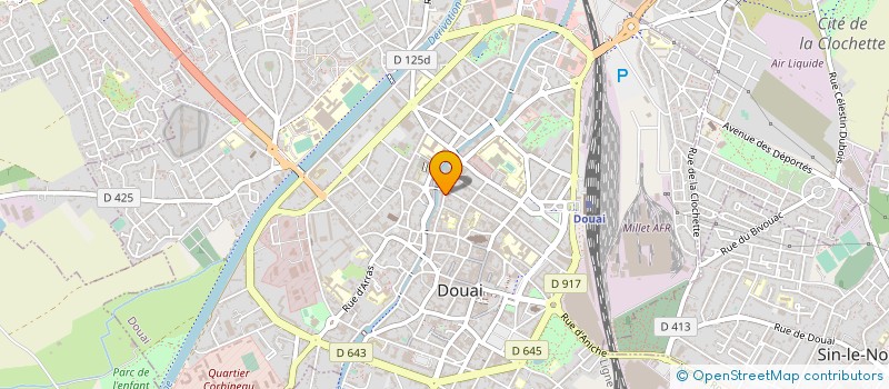 localisation de l'entreprise SCM TYRANOWSKI YANN ET LIEVENS THIERRY à DOUAI