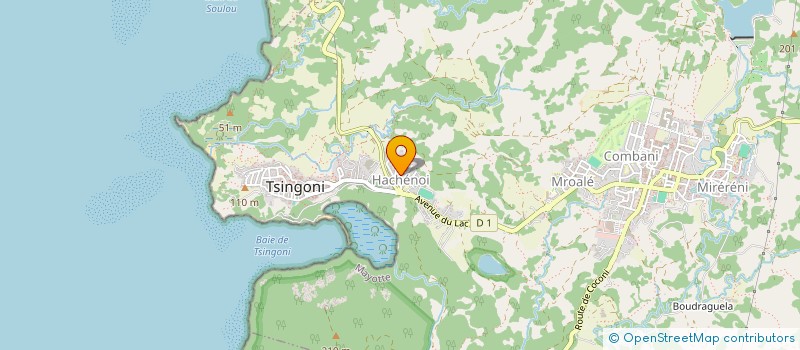 localisation de l'entreprise SCM UNONO WA DAIMA à TSINGONI