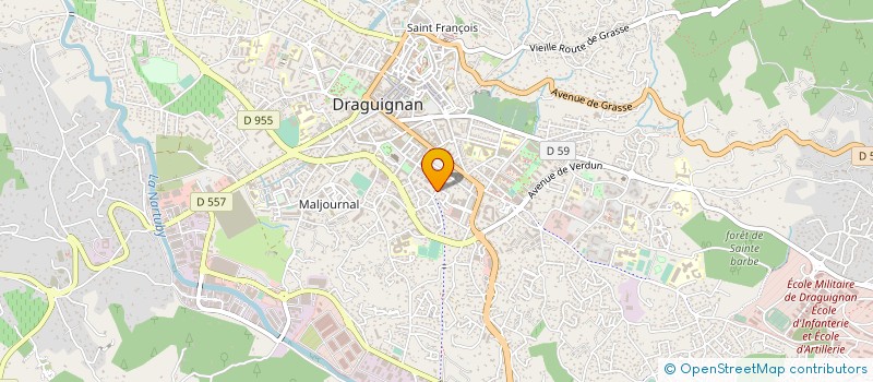 localisation de l'entreprise SCM UREV à DRAGUIGNAN