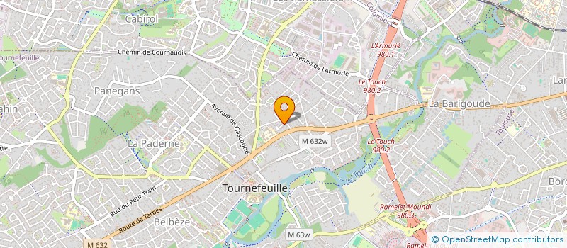 localisation de l'entreprise SCM UTRILLO DENTAIRE  TOURNEFEUILLE