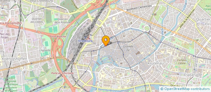 localisation de l'entreprise SCM V.M.V à STRASBOURG