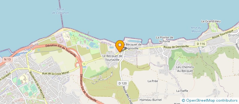localisation de l'entreprise SCM VAGO-PANASSIE à CHERBOURG-EN-COTENTIN