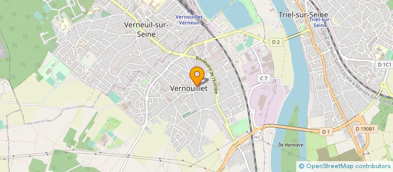 localisation de l'entreprise SCM VAL DE SEINE - ORTHO à VERNOUILLET