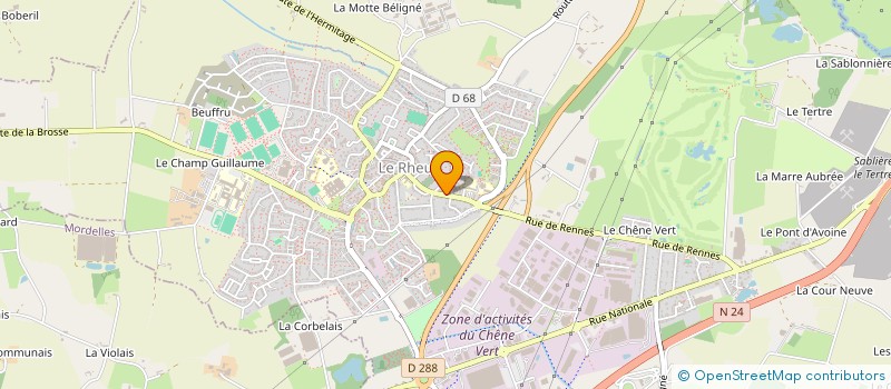 localisation de l'entreprise SCM VALHODI  LE RHEU