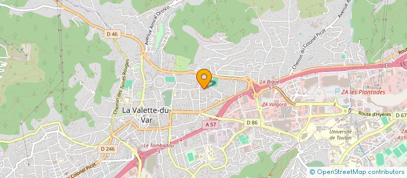 localisation de l'entreprise SCM VALKINE à LA VALETTE-DU-VAR