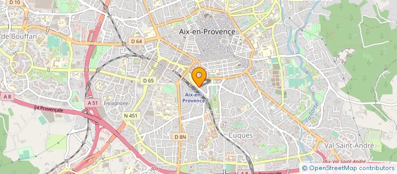 localisation de l'entreprise SCM VALLEE SARAZIN  AIX-EN-PROVENCE