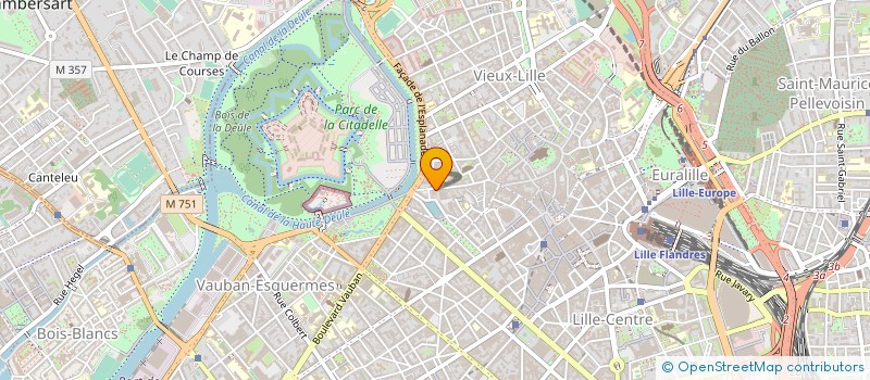 localisation de l'entreprise SCM VANDENBRANDE MEUROT à LILLE