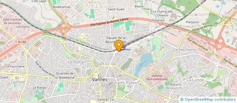 localisation de l'entreprise SCM VANNES URGENCE MEDICALE à VANNES