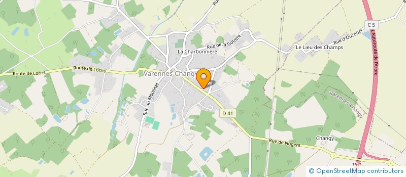 localisation de l'entreprise SCM VARENNES INFIRMIERES à VARENNES-CHANGY