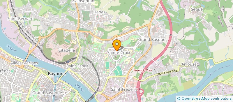 localisation de l'entreprise SCM VASCO à BAYONNE
