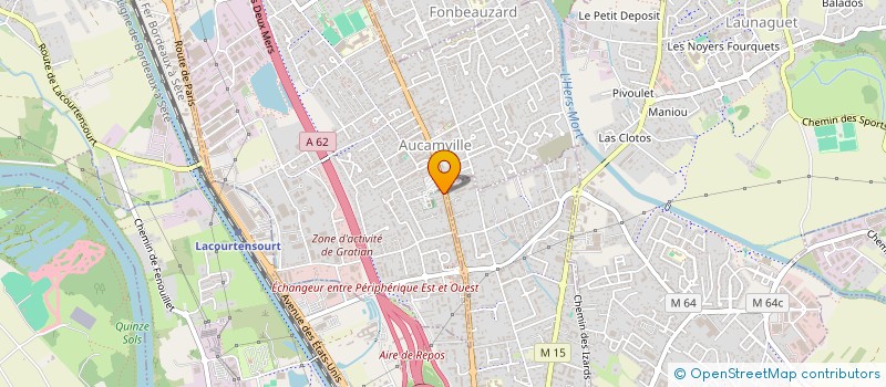 localisation de l'entreprise SCM VASP à AUCAMVILLE