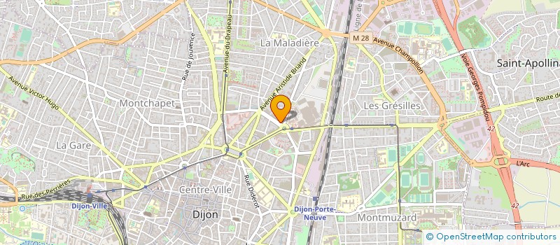 localisation de l'entreprise SCM VELO BALLON  DIJON