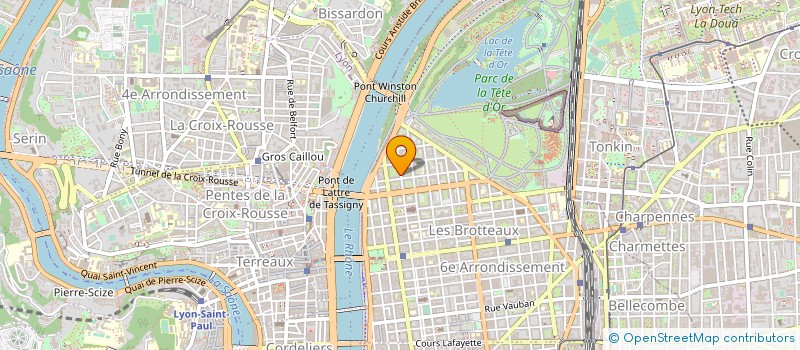 localisation de l'entreprise SCM VENDOME MEDICAL PARC à LYON